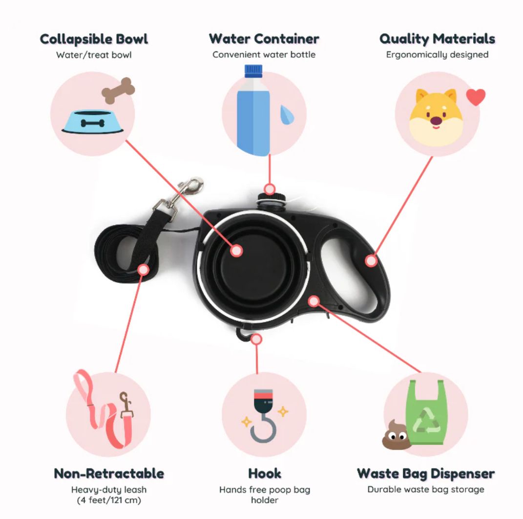 UltiLeash™ 4 in one dog leach