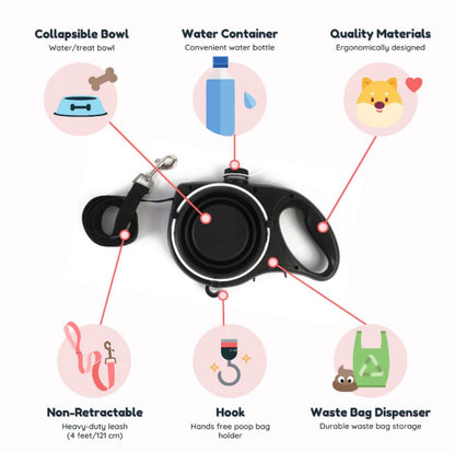 UltiLeash™ 4 in one dog leach